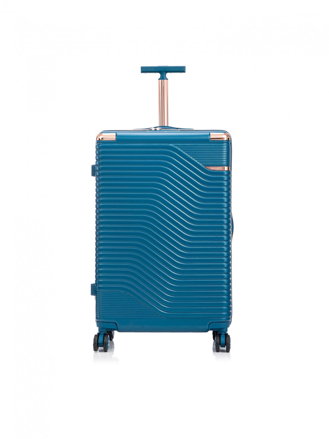 Semi Line Velký kufr T5812-5 Tmavomodrá